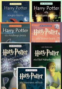 Libros en euskera Harry Potter