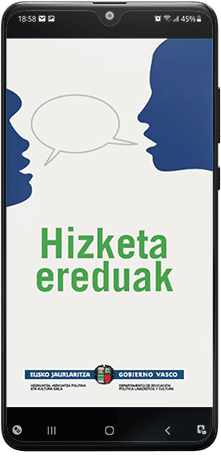 Hizketa Ereduak app para aprender euskera
